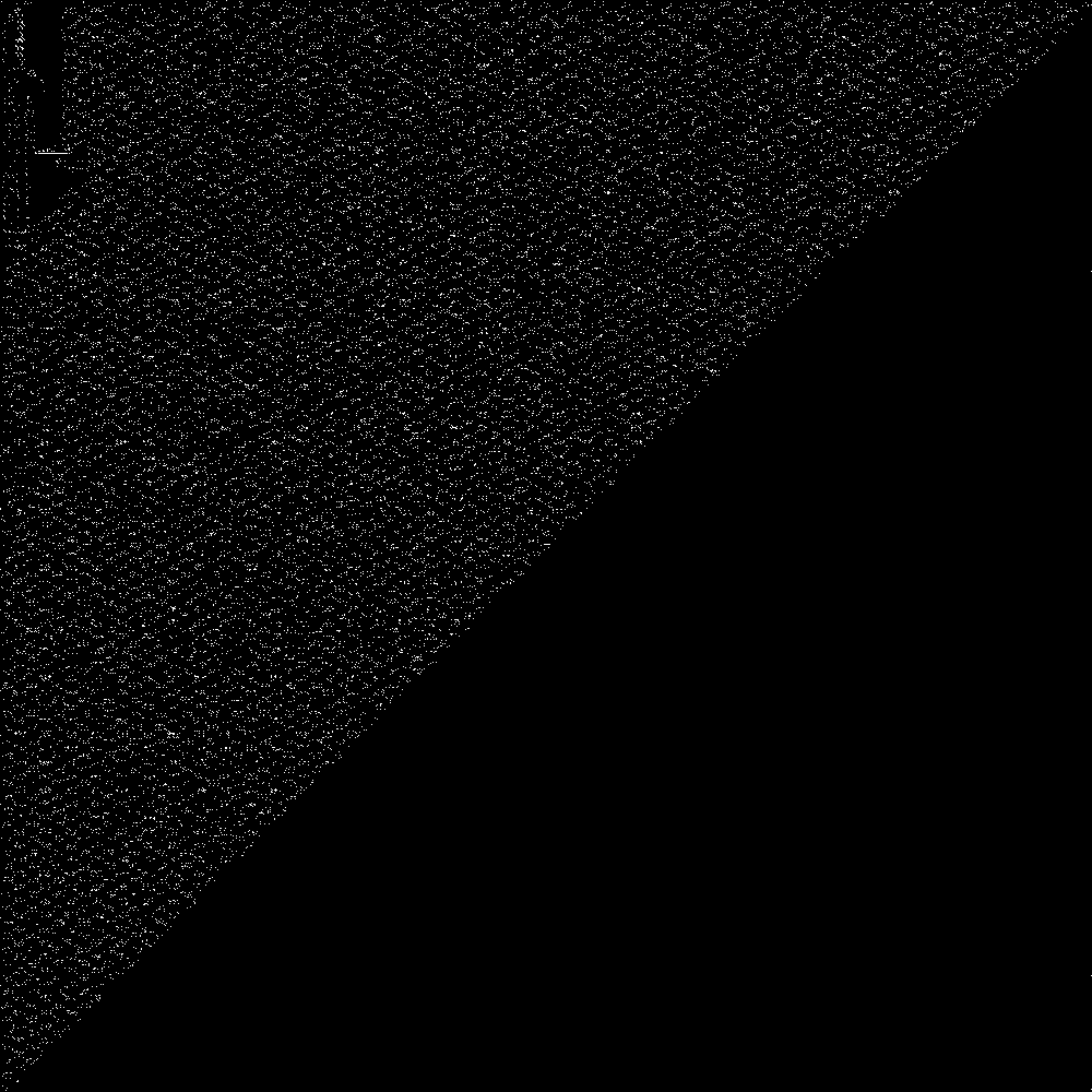 A direct crop of the glyph bitmap